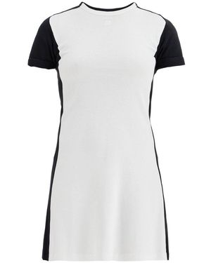 Courreges And Cotton Dress - Black