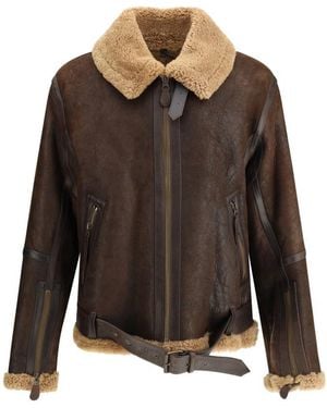 Belstaff Shearling Jacket - Brown