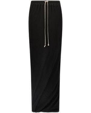 Rick Owens 'Pull On Pillar' Skirt - Black