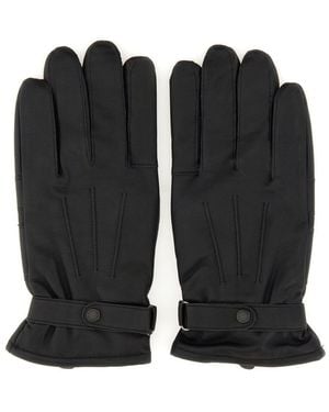 Barbour Leather Gloves - Black