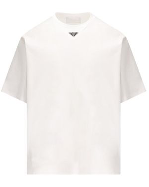 Prada T-shirt And Polo Shirt - White