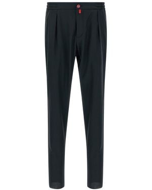 Kiton Pull-On Pants - Blue