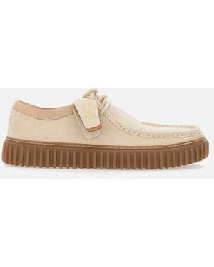 Clarks Flat Shoes - White