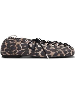 Ganni Flat Shoes - Grey