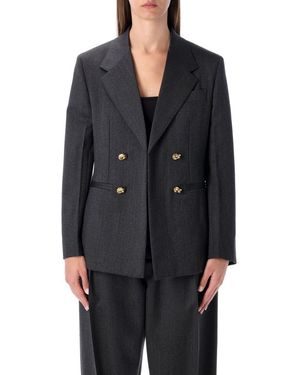 Bottega Veneta Blazer With Knot Buttons - Black