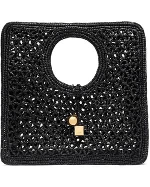 Jacquemus 'The Small Square Beach Bag' - Black