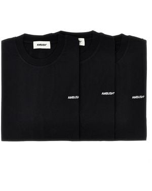 Tシャツ・カットソー AMBUSH 3-pack 'Tap Shoe' T-shirt White BMAA035F23JER0010100 3-pack 'Tap Shoe' T-shirt (AMBUSH/Tシャツ・カットソー