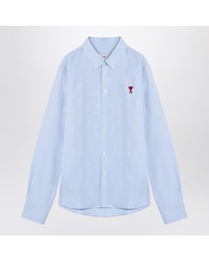 Ami Paris Light De Coeur Shirt - Blue