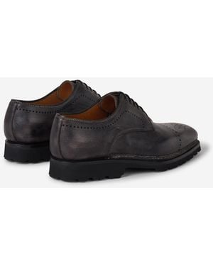 Bontoni Lace-up Brogue Shoes - Black