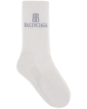 Balenciaga Socks - White