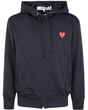 COMME DES GARÇONS PLAY Emblem Heart" Sweatshirt - Blue