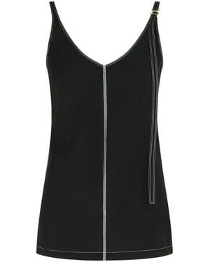 Sportmax 'Waser' Viscossa Tank Top - Black