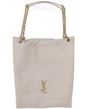 Saint Laurent Bag Jamie 4.3 Poc With Removable Tassels - Grey