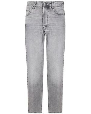 Haikure "Tokyo" Slim Flannel Jeans - Gray