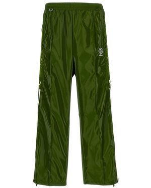 Doublet 'Laminate Track' Joggers - Green