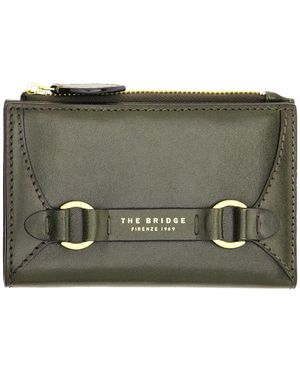 The Bridge Medium Wallet W/zip Accessories - Green