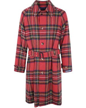 Polo Ralph Lauren Balm Single Breasted Top Coat - Red