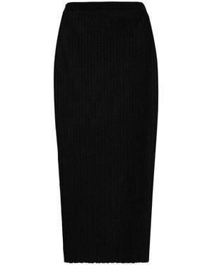 Maison Margiela Knit Midi Dress - Black