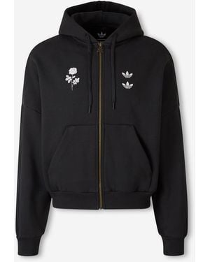 ADIDAS X WILLY CHAVARRIA Zip-Up Hoodie - Black