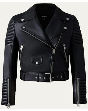 【Mackage】BETTY 2-in-1 リバーシブル レザージャケット Betty, 2-in-1 reversible leather shearling jacket | Mackage® US