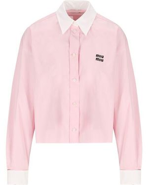 Miu Miu Shirts - Pink