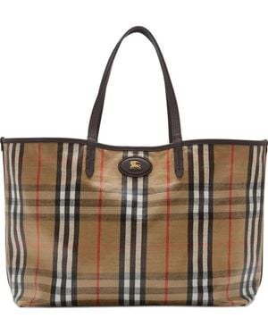 Burberry Highlands Medium Tote Bags - Brown