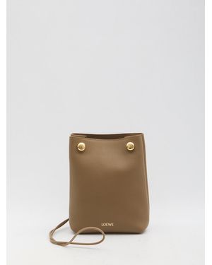 Loewe Pebble Clutch - Natural