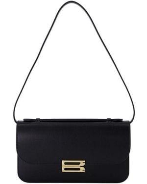 Victoria Beckham Midi Dorian Pochette Pouch - Black