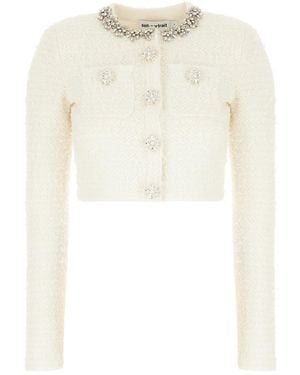 Self-Portrait Knitwear - White