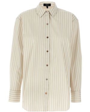 Theory Striped Shirt - White
