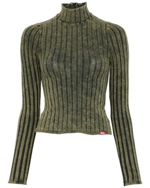 DIESEL T-Clawa Long-Sleeve T-Shirt - Green