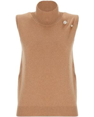 Alberta Ferretti Top - Brown