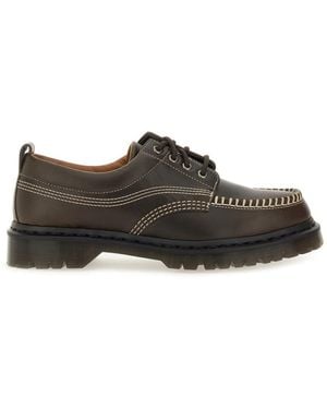 Dr. Martens Lace-Up "Lowell Moc Toe" - Brown