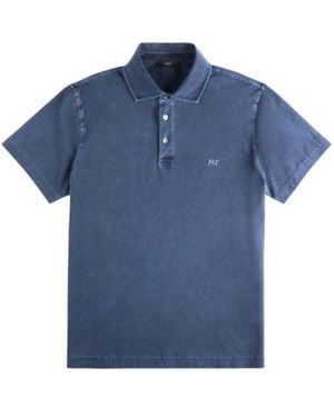 Fay T-Shirts And Polos - Blue
