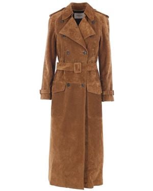 Saint Laurent Jackets - Brown