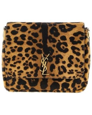 Saint Laurent 'kate Soup' Crossbody Bag - Metallic