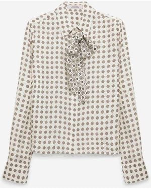 Dorothee Schumacher Printed Silk Blouse - White