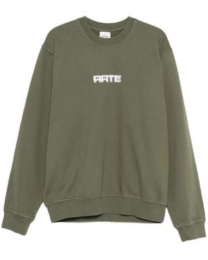 Arte' Pixel Crewneck Clothing - Green