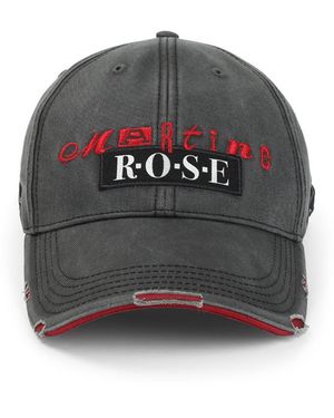 Martine Rose Martin Rose Roll Back Hat - Black