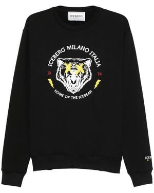 Iceberg Sweatshirts - Black