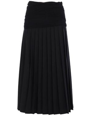 MM6 by Maison Martin Margiela Skirts - Black