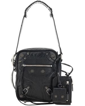 Balenciaga Le Cagole Messenger Shoulder Bag - Black