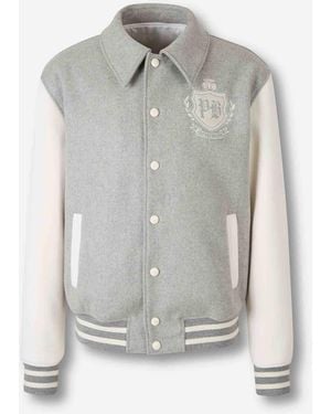 Balmain Long Coat By - Gray