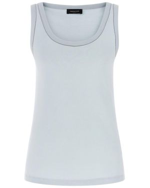 Fabiana Filippi Cotton Top - Blue