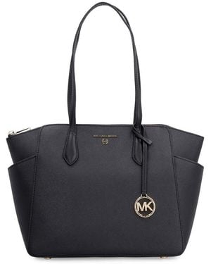 Michael Kors Marilyn Leather Tote - Black