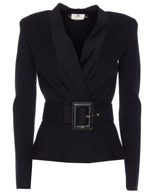 Elisabetta Franchi Jackets - Blue
