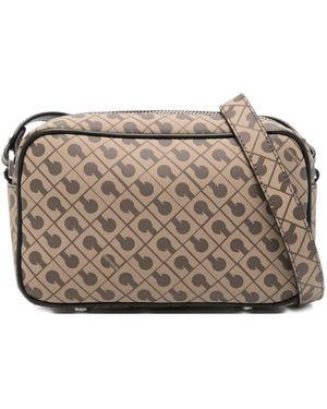 Gherardini Millerighe Moka Crossbody Bag - Grey