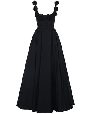 Giambattista Valli Cotton Long Dress - Black