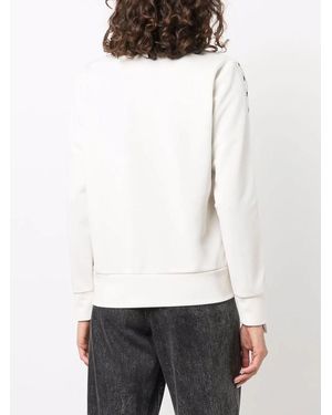 Golden Goose Star/ W's Zipped Track Jacket Denise Technical Jersey/ Logo Star/ Strip - White