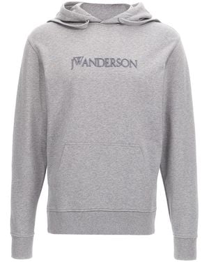 JW Anderson 'Logo Embroidery' Sweatshirt - Grey